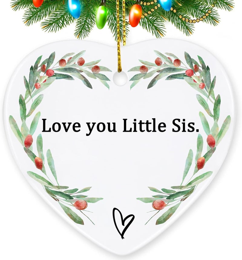Jocidea Gifts for Sister, Sister Keepsake Ornament Sister Gifts from Sister Thinking of You Gifts for Sister Birthday Gifts for Sister Xmas Gifts for Sister - Sister Gifts for Women - Image 1
